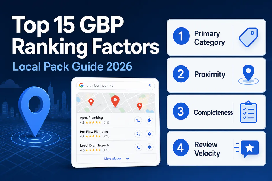 Top 15 Google Business Profile Ranking Factors